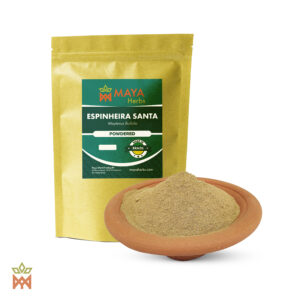 Espinheira Santa (Maytenus ilicifolia) en poudre du Brésil